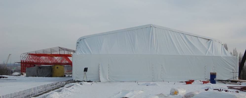 Тепляки для зимнего бетонирования